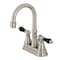Kingston Brass KS2618PKL Duchess 4" Centerset Bathroom Faucet W/ Brass Pop-Up, Nickel KS2618PKL - alternate 1